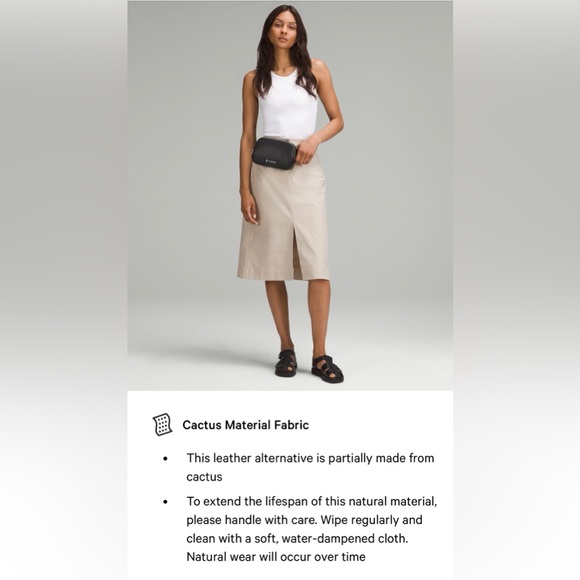 Lululemon Everywhere Belt Bag Cactus Material 1L - Picture 9 of 12